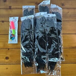 New Synthetic Crochet Box Braids 144 Strands Braiding Hair Pre looped 14 inch 1B